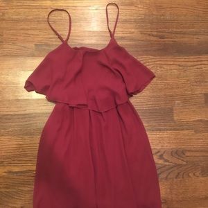 Maroon dress